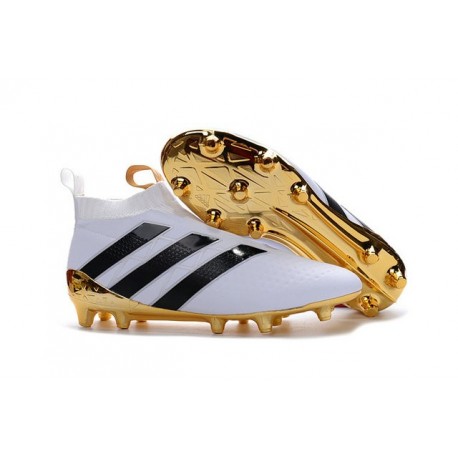 adidas gold and white football boots