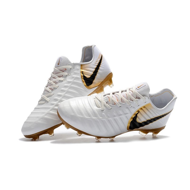 Nike Tiempo Legend VII FG ACC Mens Soccer Cleats - White Gold