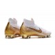 Nike Mercurial Superfly VI Elite FG 2019 Cleats White Golden