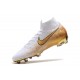 Nike Mercurial Superfly VI Elite FG 2019 Cleats White Golden