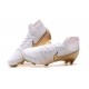 Nike Mercurial Superfly VI Elite FG 2019 Cleats White Golden