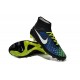 Nike New Men Football Shoes Magista Obra FG ACC Black Blue White