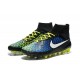 Nike New Men Football Shoes Magista Obra FG ACC Black Blue White