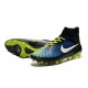 Nike New Men Football Shoes Magista Obra FG ACC Black Blue White