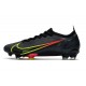 Nike Mercurial Vapor 14 Elite FG Soccer Cleats Black Cyber Off Noir