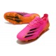 adidas X Ghosted.1 Firm Ground Superspectral Shock Pink Black Orange