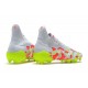 adidas Predator Freak + FG Firm Ground White Pink Volt