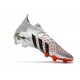 adidas Predator Freak.1 FG Boots Silver Metallic Core Black Scarlet