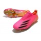 adidas X Ghosted FG Cleats Superspectral - Shock Pink /Core Black /Screaming Orange