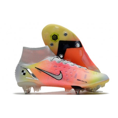 Nike Mercurial Superfly 8 Elite SG-PRO Dream Speed 4 - White Metallic Silver Pure Platinum