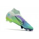 Nike Mercurial Superfly VIII Elite FG Cleats Dream Speed 5 - Barely Green Volt Electro Purple