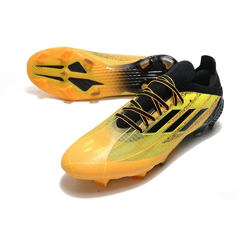 adidas X Speedflow.1 FG Cleats Solar Gold Core Black Bright Yellow