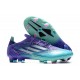 adidas X Speedflow.1 FG Soccer Cleats Purple Rush Silver Metallic Mint Rush