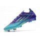 adidas X Speedflow.1 FG Soccer Cleats Purple Rush Silver Metallic Mint Rush