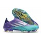 New adidas X Speedflow+ FG Purple Rush Silver Metallic Mint Rush