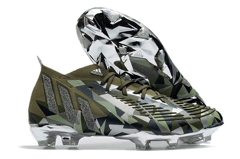 adidas Predator Edge.1 FG Swarovski Focus Olive Silver Metallic Lime