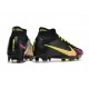 Nike Zoom Mercurial Superfly IX Elite Grass Black Yellow Pink