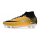 Nike Zoom Mercurial Superfly IX Elite Grass Yellow Black White