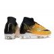 Nike Zoom Mercurial Superfly IX Elite Grass Yellow Black White