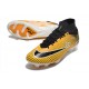 Nike Zoom Mercurial Superfly IX Elite Grass Yellow Black White