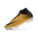 Nike Zoom Mercurial Superfly IX Elite Grass Yellow Black White