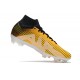 Nike Zoom Mercurial Superfly IX Elite Grass Yellow Black White