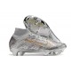 Nike Zoom Mercurial Superfly IX Elite 25 FG Silver White Gold