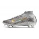 Nike Zoom Mercurial Superfly IX Elite 25 FG Silver White Gold