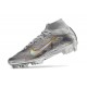 Nike Zoom Mercurial Superfly IX Elite 25 FG Silver White Gold