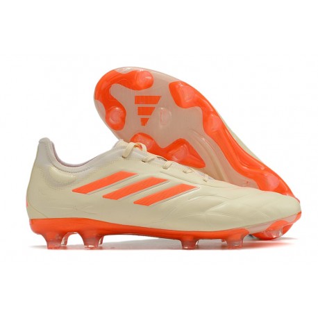 adidas Copa Pure.1 FG Firm Ground Off White Team Solar Orange