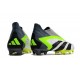 adidas Predator Accuracy+ FG Soccer Cleats White Black Yellow