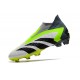 adidas Predator Accuracy+ FG Soccer Cleats White Black Yellow