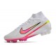 Nike Zoom Mercurial Superfly 9 Elite FG White Pink