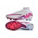 Nike Zoom Mercurial Superfly 9 Elite FG White Pink Blue