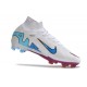 Nike Zoom Mercurial Superfly 9 Elite FG White Pink Blue