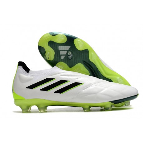 adidas Copa Pure.1 FG Firm Ground White Core Black Lucid Lemon