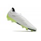 adidas Copa Pure.1 FG Firm Ground White Core Black Lucid Lemon