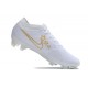 New Nike Air Zoom Mercurial Vapor XV Elite FG White Blue Gold