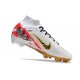 Nike Zoom Superfly 9 Elite MR FG White Gold Red