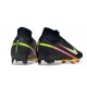 Nike Zoom Mercurial Superfly 9 Elite MR FG Black Silver Volt