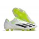 adidas X Crazyfast + FG Boots White Core Black Lucid Lemon