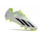 adidas X Crazyfast + FG Boots White Core Black Lucid Lemon