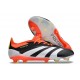 adidas Predator Low Elite FG Solar Energy - Core Black White Solar Red