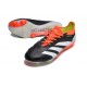 adidas Predator Low Elite FG Solar Energy - Core Black White Solar Red