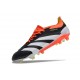 adidas Predator Low Elite FG Solar Energy - Core Black White Solar Red