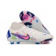 Nike Phantom Luna II Elite FG High Top White Pink Blue