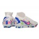 Nike Phantom Luna II Elite FG High Top White Pink Blue