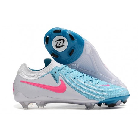 Nike Phantom Luna 2 Elite FG Low Cut White Blue Pink