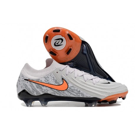 Nike Phantom Luna 2 Elite FG Low Cut Gray Orange