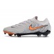 Nike Phantom Luna 2 Elite FG Low Cut Gray Orange